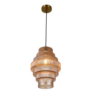 Retro hanglamp amber, Paris