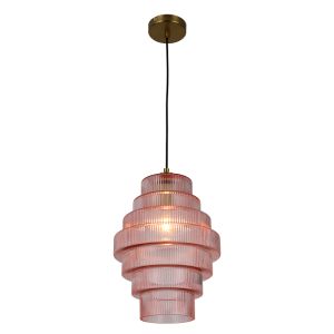 Retro hanglamp roze, Paris