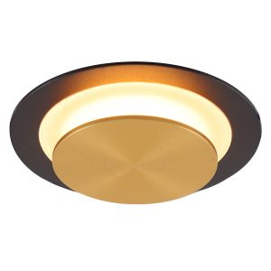 Moderne inbouwspot zwart, Tony