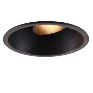 Moderne inbouwspot zwart, Timothy