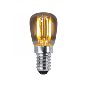 Rookglas schakelbord lampje, E14, extra sfeervol licht, 1w