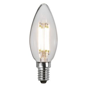 3 staps dimbare E14 kaarslamp, 4w warm wit (3000k)