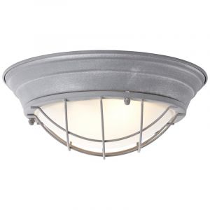 Industriële plafondlamp grijs, Aoife