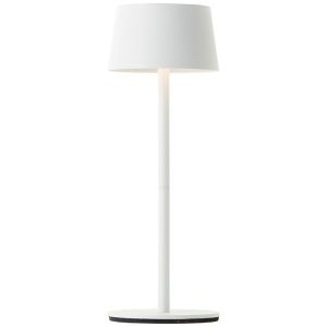 Moderne buiten tafellamp wit, Petter, 2W, 3000K LED, IP44, 3-staps dimbaar