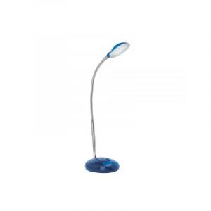 Kunststof bureaulamp blauw, Marenthe, 2W, 6000K LED, met schakelaar