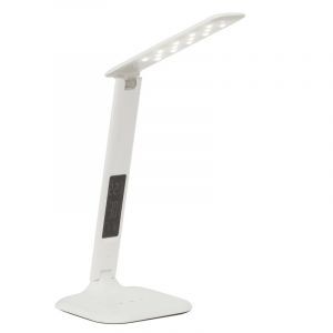 Moderne bureaulamp wit, Naila, 5W, warm tot koud wit verstelbare LED, met touchdimmer