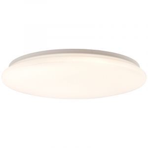 Witte plafonniere Julie, metaal, 36W warm wit LED