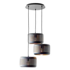 Industriële eettafel hanglamp zwart, Veronika