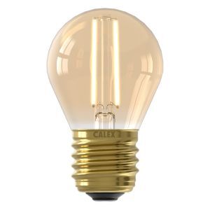 Dimbare Calex E27 LED filament lamp amber, 3,5W, 2100K