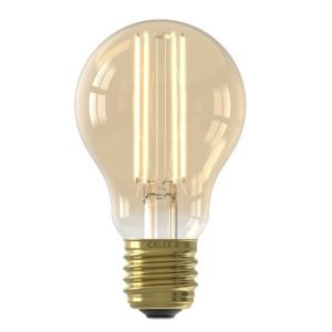 Dimbare Calex E27 LED filament lamp amber, 4,5W, 2100K