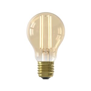 Dimbare Calex E27 LED filament lamp amber, 7,5W, 2100K
