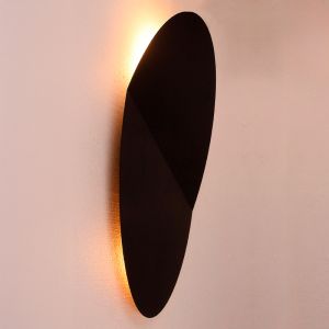 Moderne wandlamp zwart, Lizan