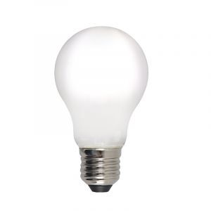 Dimbare Olucia E27 LED lamp, A60, 5W, Wit glas, 4000k