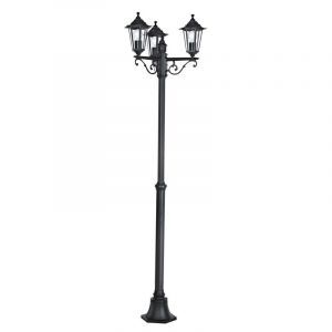 Zwarte klassieke buitenlamp aluminium, Alieke, IP44