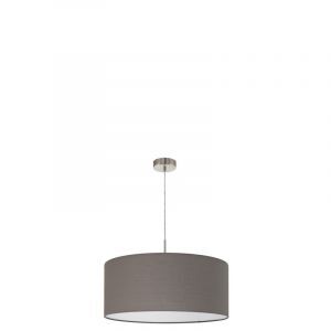 Antraciete moderne hanglamp stof, Abano