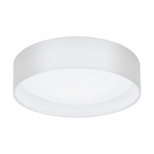 Witte moderne plafonnière stof, Abano, 12W, 3000K LED
