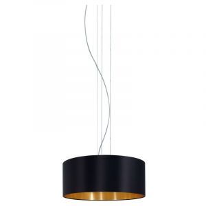 Gouden moderne hanglamp stof, Terme