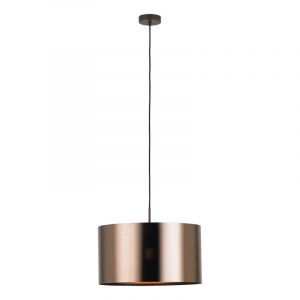 Bruine design hanglamp kunststof, Noor