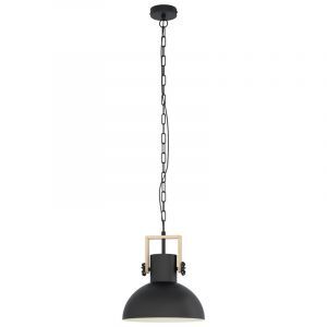 Zwarte industriële hanglamp metaal, Elmira