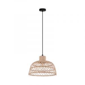 Landelijke hanglamp hout, Alida