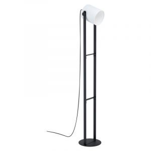 Zwarte moderne vloerlamp, Kaspar, staal