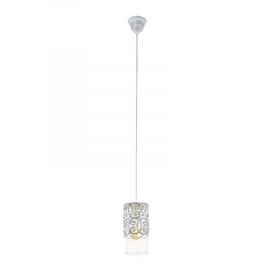 Grijze vintage hanglamp staal, Salvator