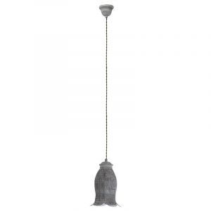 Grijze oosterse hanglamp staal, Abdelrahman