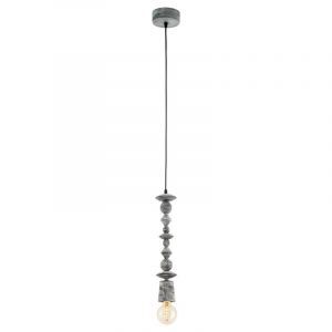 Houten hanglamp zwart, Abel