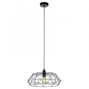 Zwarte industriële hanglamp metaal, Acri