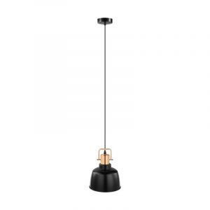 Zwarte retro hanglamp metaal, Aditya