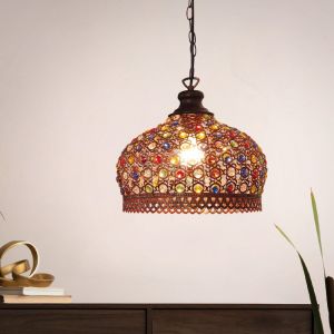 Koperen oosterse hanglamp metaal, Ahmad