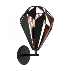 Zwarte moderne wandlamp metaal, Acri