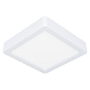 Witte badkamer plafondlamp kunststof, Geraldo, 11W, 3000K LED, IP44