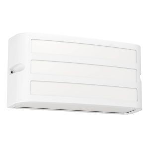 Witte buitenlamp kunststof, Cesar, IP54