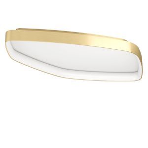 Gouden design plafonnière aluminium, Samson, 25,2W, 3000K LED