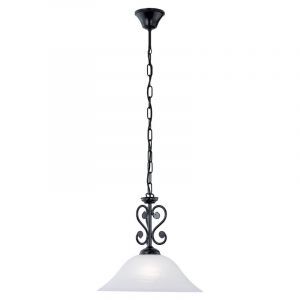 Witte klassieke hanglamp glas, Tesse