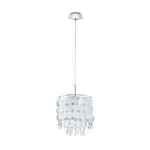 Chromen design hanglamp kristal, Ayden