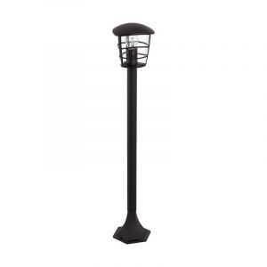 Zwarte moderne buitenlamp kunststof, Inas, IP44