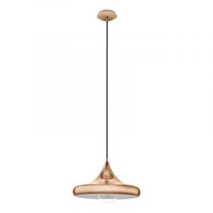 Koperen design hanglamp metaal, Piglio