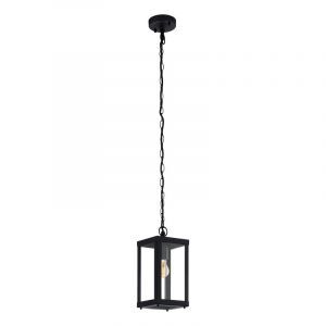 Zwarte industriële buitenlamp staal, Alihan, IP44