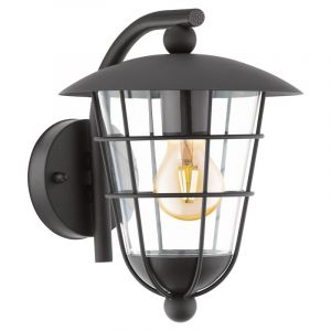 Zwarte industriële buitenlamp kunststof, Alise, IP44
