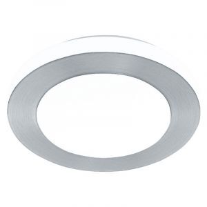 Chromen plafondlamp kunststof, Amina, 11W, 3000K LED, IP44