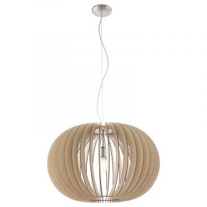 Landelijke hanglamp hout, Kiran, 70 cm