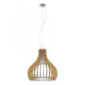 Landelijke hanglamp hout, Betsy