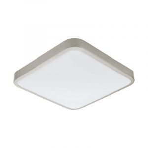 Nikkelen wandlamp kunststof, Beyza, 16W, 3000K LED, IP44