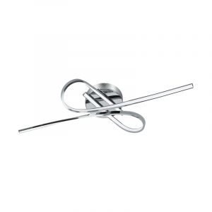Chromen design plafonniere, Tinus, aluminium, 10w 3000K (warm wit) LED