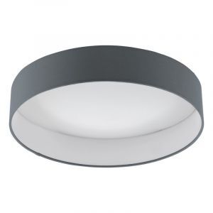 Antraciete plafondlamp stof, Guido, 18W, 3000K LED