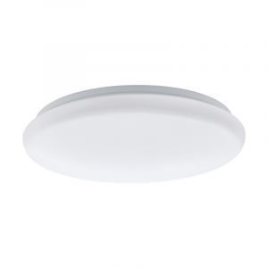 Witte plafondlamp met sensor staal, Patryk, 12W, 3000K LED