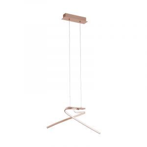 Roze design hanglamp kunststof, Josef, 11W, 3000K LED