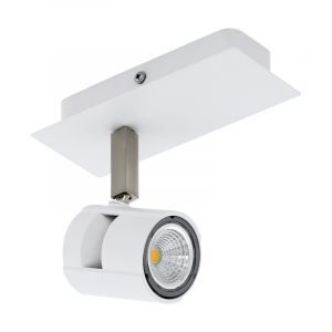 Witte plafondspot Yordi, aluminium